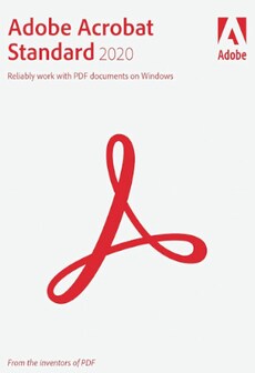 Adobe Acrobat Standard 2020 (PC) 1 Device - Adobe Key - GLOBAL  [Email/Instant Delivery]