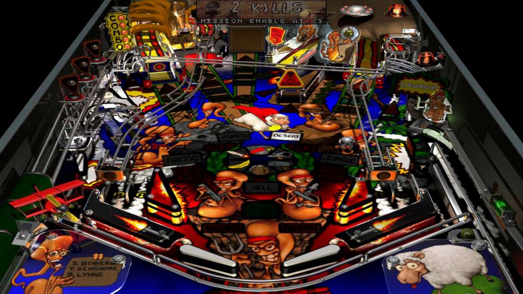 Worms Pinball PC Steam CD Key  REGION FREE Team17 Digital Ltd - [Email/Instant Delivery]