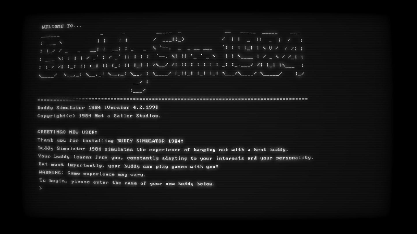 Buddy Simulator 1984 (PC) - Steam Key - GLOBAL   - Not a Sailor Studios [Email/Instant Delivery]