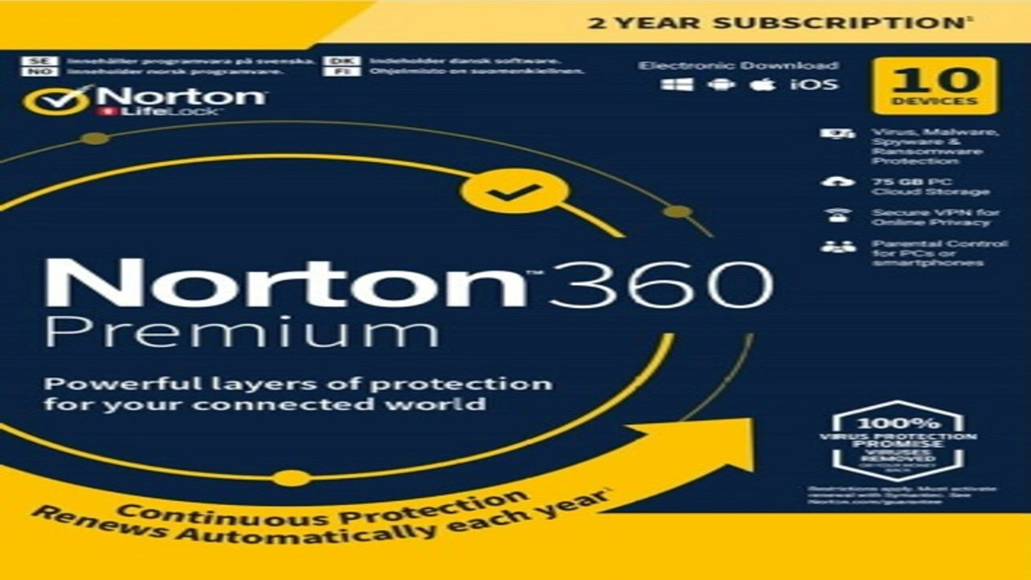 Norton 360 Deluxe (3 Devices, 1 Year) - NortonLifeLock Key - UNITED STATES  [Email/Instant Delivery]