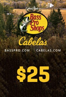 Bass Pro / Cabela's Gift Card 25 USD - Cabela's Key - UNITED STATES  [Email/Instant Delivery]