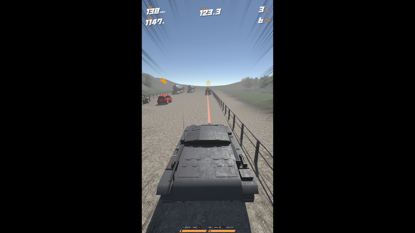 Run Tank Run Steam CD Key  REGION FREE  [Email/Instant Delivery]