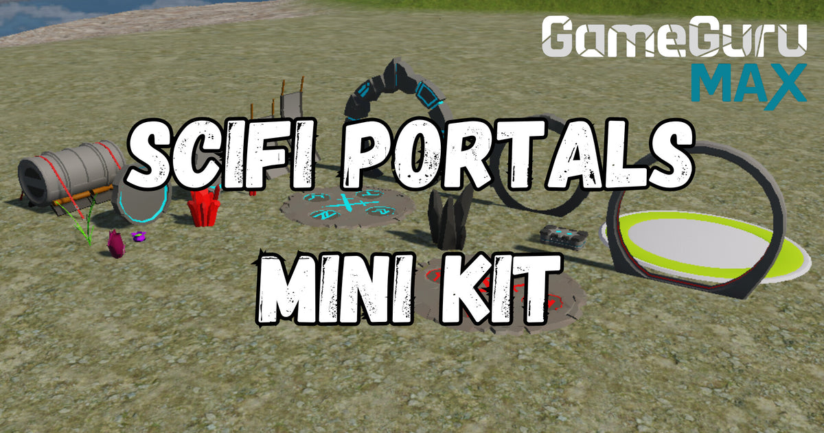 GameGuru MAX - Low Poly Mini Kit: Sci-Fi Portals DLC Steam CD Key  REGION FREE TheGameCreators - [Email/Instant Delivery]