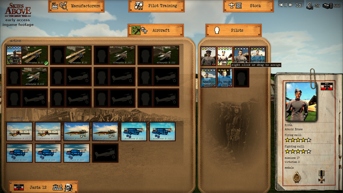 Skies above the Great War Steam CD Key  REGION FREE Puntigames - [Email/Instant Delivery]