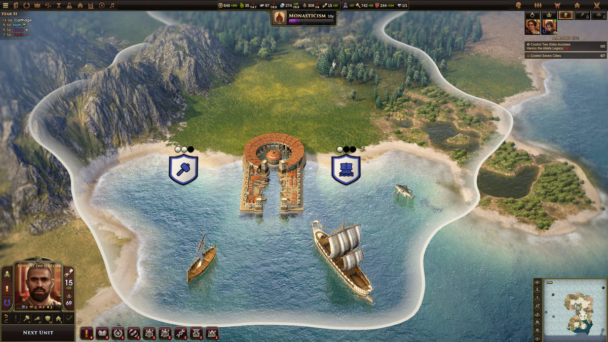 Old World - Wonders and Dynasties DLC EU PC Steam CD Key  EUROPE Hooded Horse - [Email/Instant Delivery]