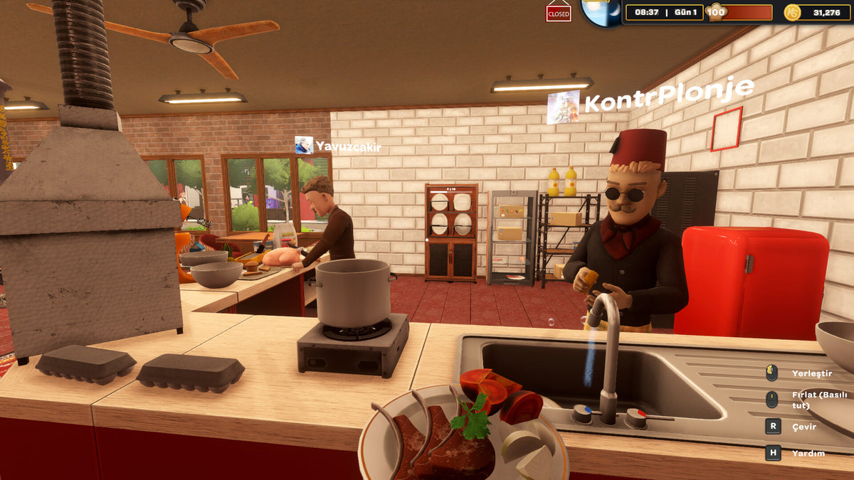 Kebab Chefs! - Restaurant Simulator Steam Account  REGION FREE Biotech Gameworks - [Email/Instant Delivery]