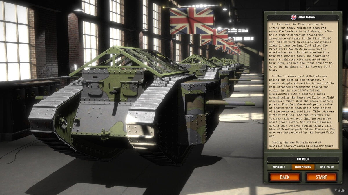 Arms Trade Tycoon Tanks Steam Altergift  REGION FREE MicroProse Software - [Email/Instant Delivery]