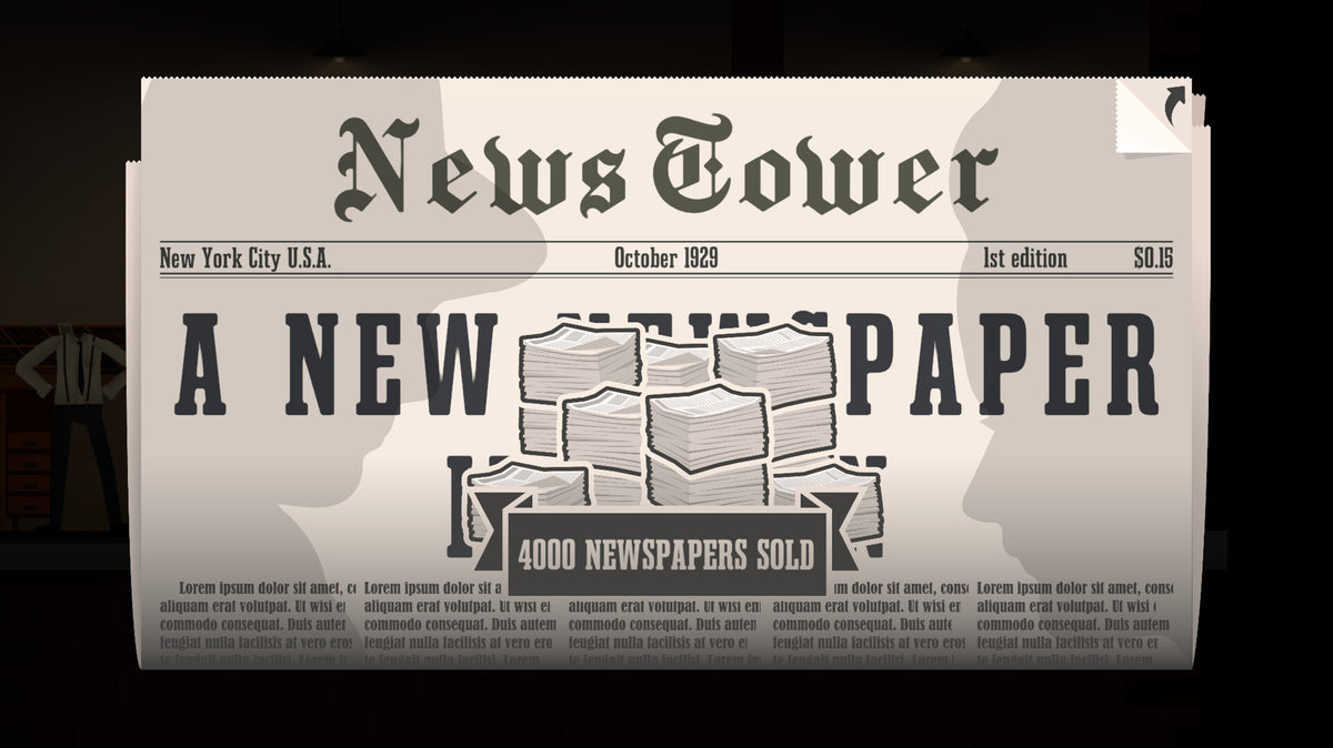 News Tower PC Steam Account  REGION FREE Twin Sails Interactive - [Email/Instant Delivery]