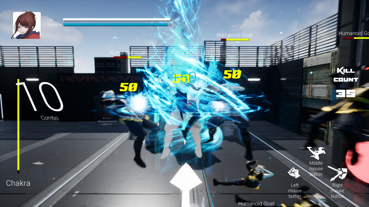 Action Fubuki Steam CD Key  REGION FREE Oedipe Games - [Email/Instant Delivery]