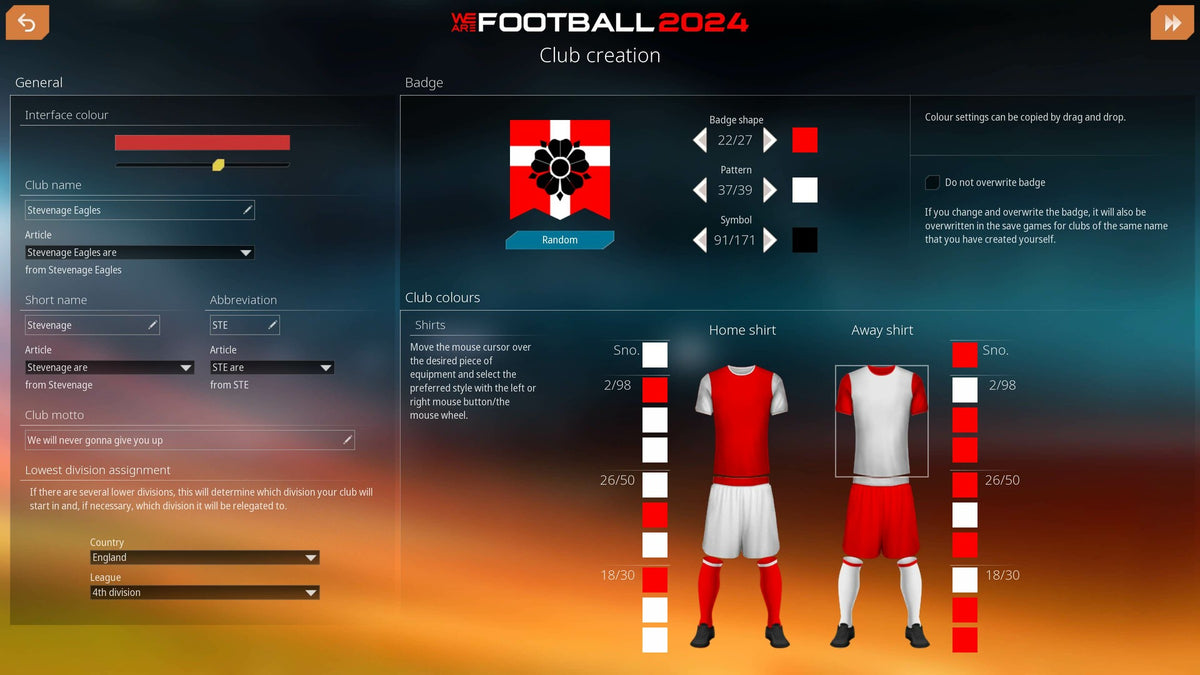 WE ARE FOOTBALL 2024 Steam Altergift  REGION FREE HandyGames - [Email/Instant Delivery]