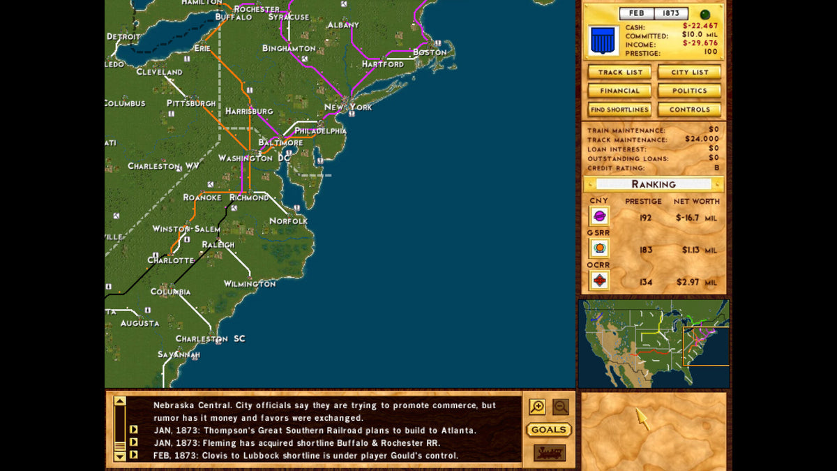Rails Across America Steam CD Key  REGION FREE Strategy First - [Email/Instant Delivery]