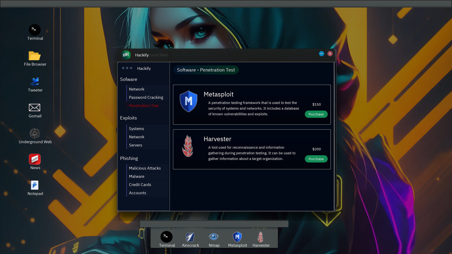 Anonymous Hacker Simulator PC Steam Account  REGION FREE G-DEVS.com - [Email/Instant Delivery]