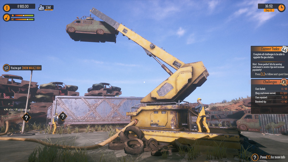 Gas Station Simulator - Car Junkyard DLC Steam CD Key  REGION FREE  [Email/Instant Delivery]