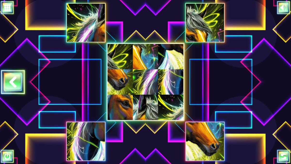 Neon Fantasy: Horses Steam CD Key  REGION FREE Quantum Quiver Games - [Email/Instant Delivery]