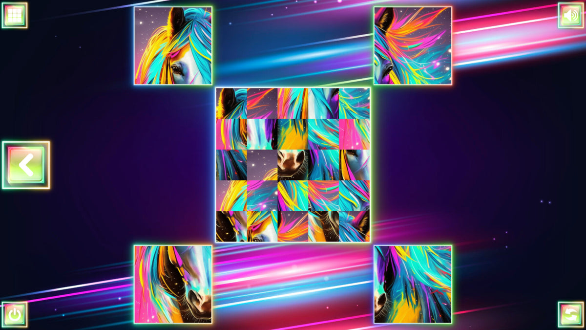 Neon Fantasy: Horses Steam CD Key  REGION FREE Quantum Quiver Games - [Email/Instant Delivery]
