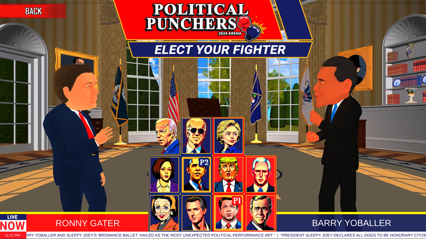 Political Punchers: 2024 Arena PC Epic Games Account  REGION FREE Gordo Gamers - [Email/Instant Delivery]