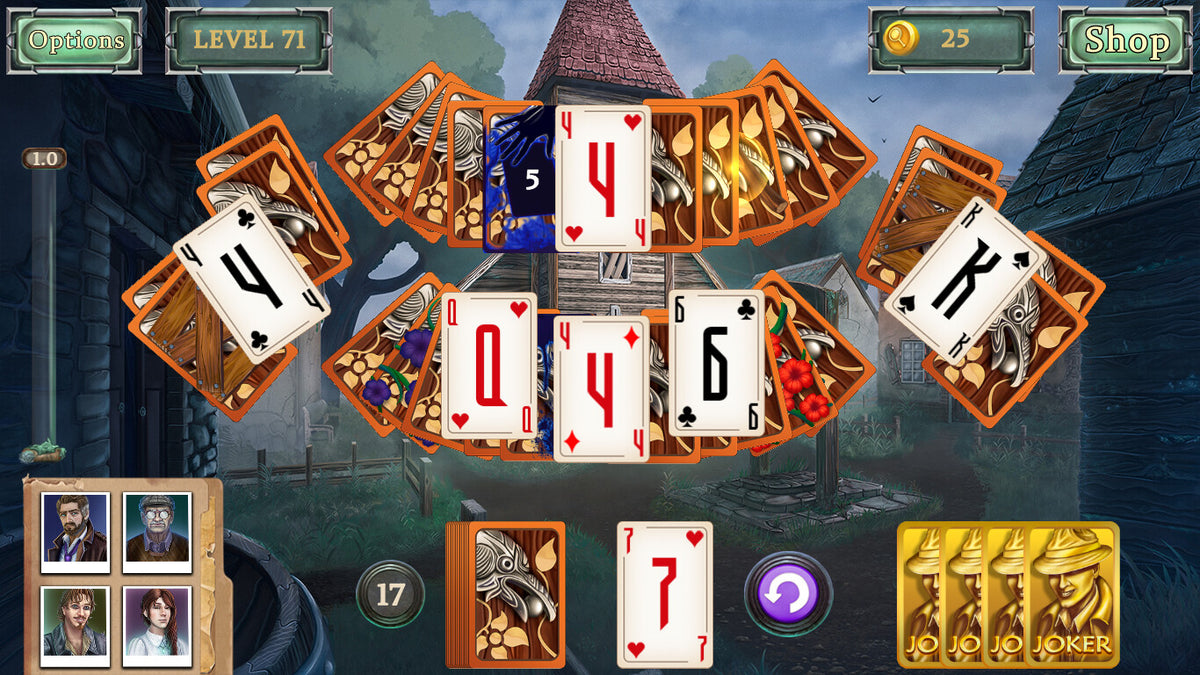 Detective Secrets Solitaire. The Curse of the Village Steam CD Key  REGION FREE DigiMight - [Email/Instant Delivery]