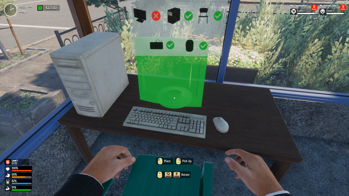 Internet Cafe & Supermarket Simulator 2024 PC Steam CD Key  REGION FREE SmartPlayGames - [Email/Instant Delivery]