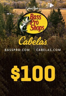 Bass Pro / Cabela's Gift Card 100 USD - Cabela's Key - UNITED STATES  [Email/Instant Delivery]