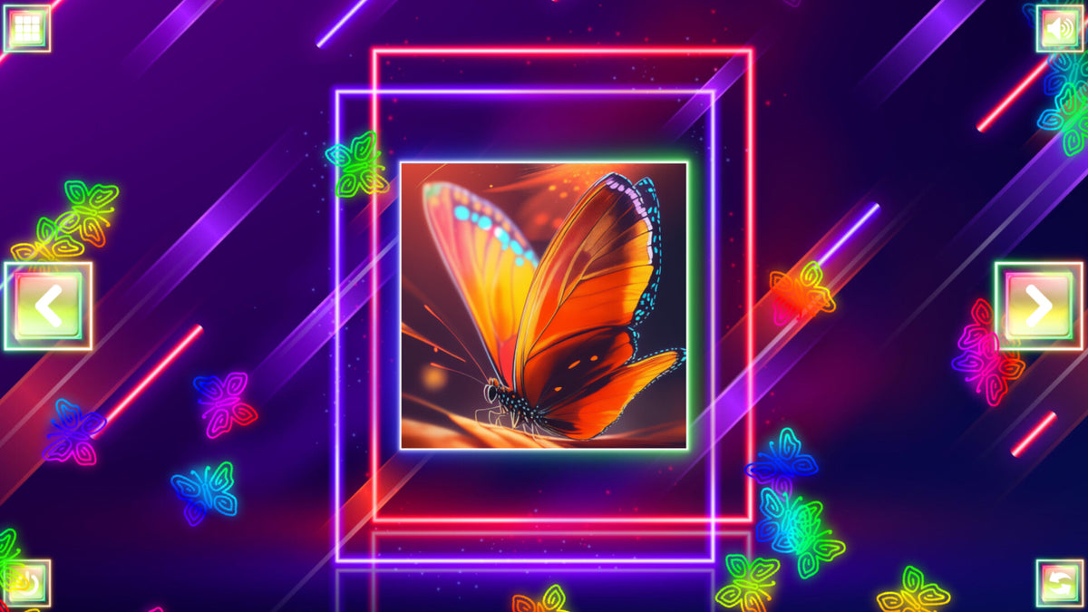 Neon Fantasy: Butterflies PC Steam CD Key  REGION FREE Quantum Quiver Games - [Email/Instant Delivery]