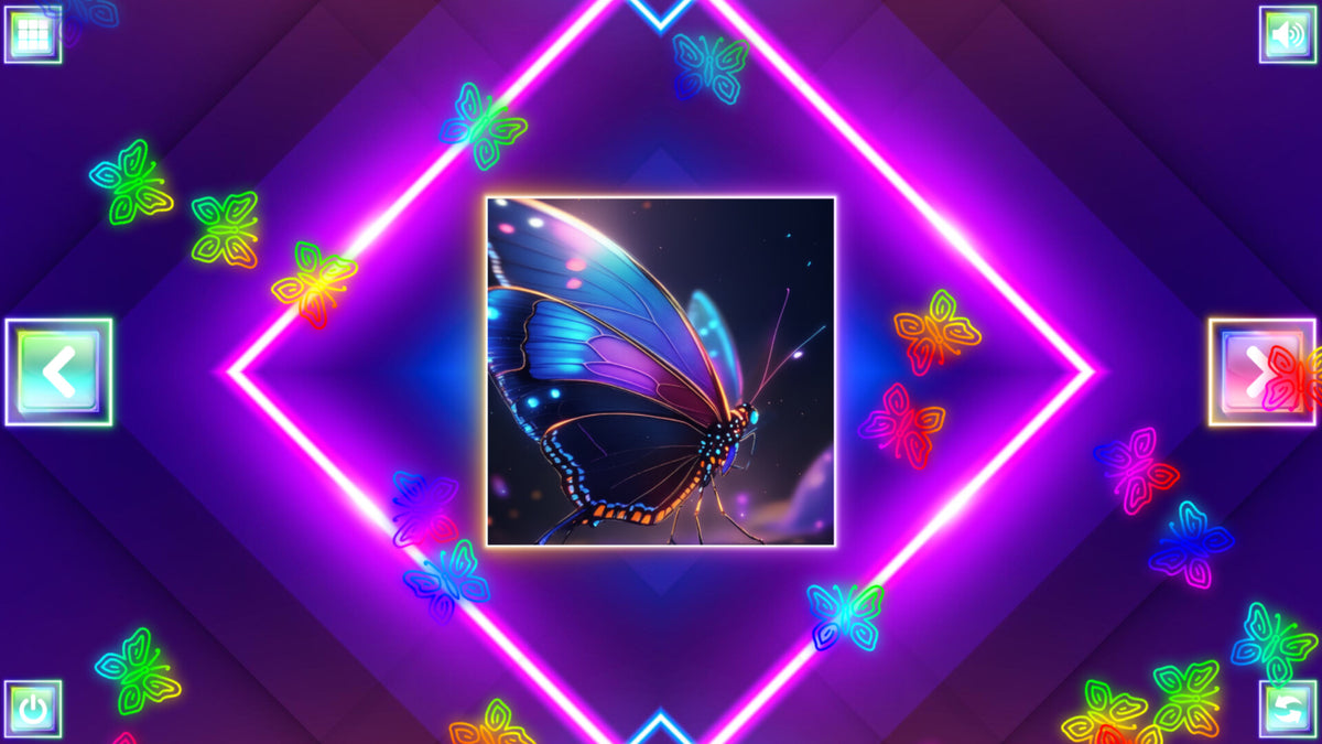 Neon Fantasy: Butterflies PC Steam CD Key  REGION FREE Quantum Quiver Games - [Email/Instant Delivery]