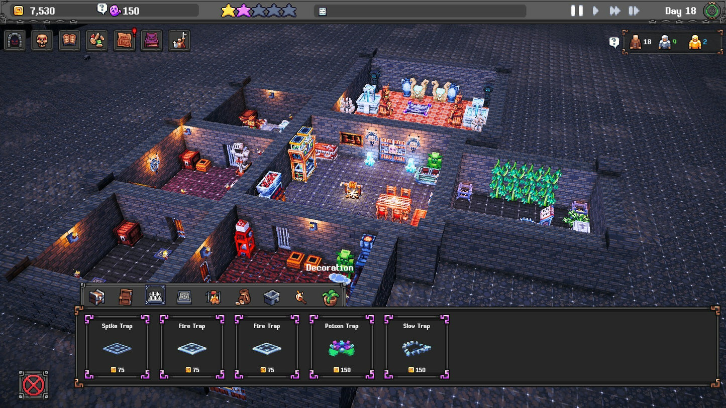 Dungeon Tycoon EU PC Steam CD Key  EUROPE  [Email/Instant Delivery]