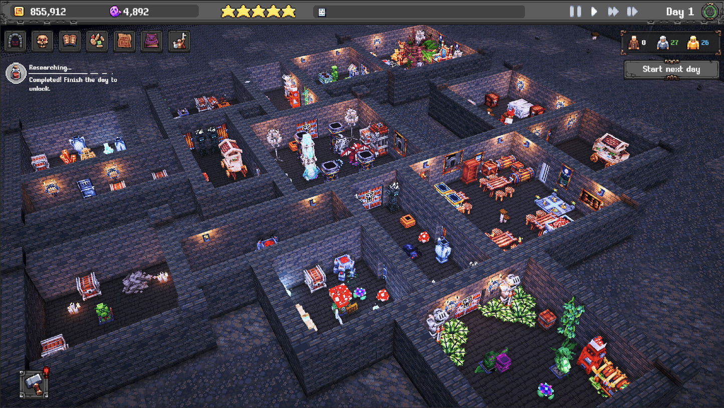 Dungeon Tycoon PC Steam CD Key  REGION FREE  [Email/Instant Delivery]