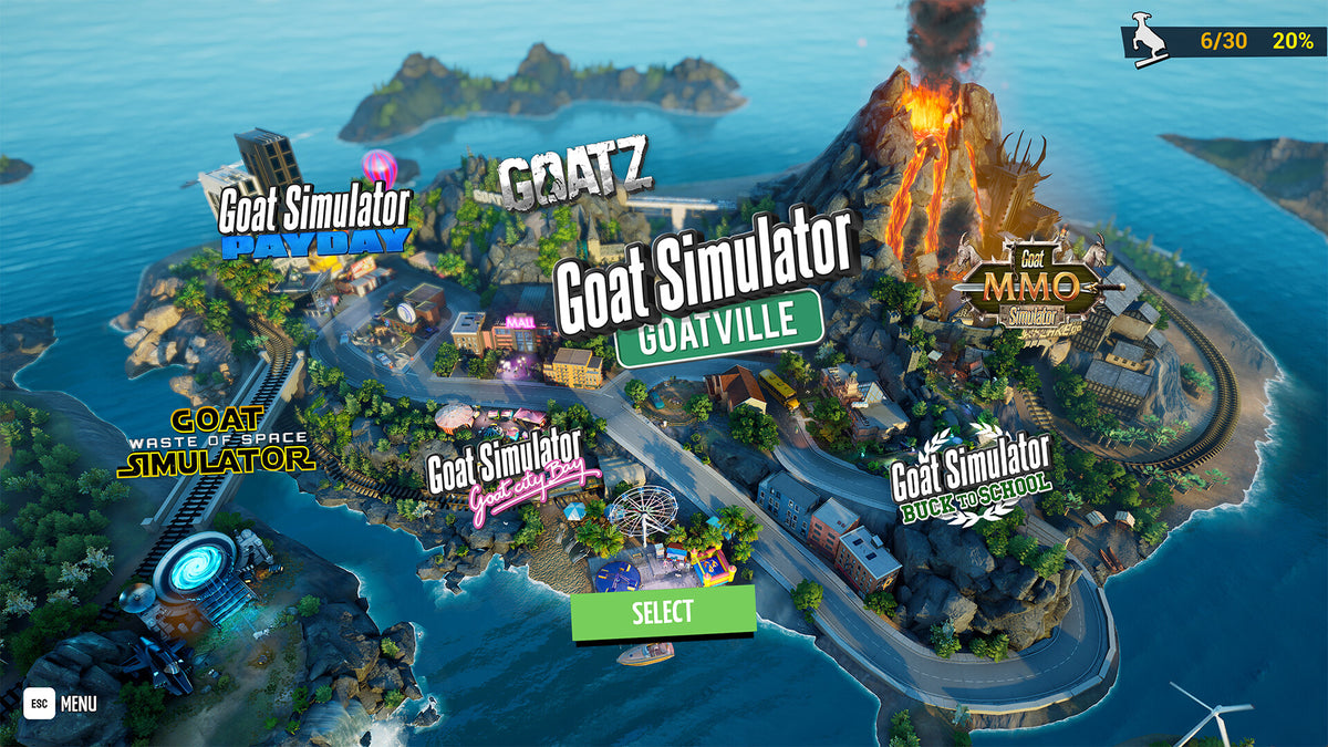 Goat Simulator: Remastered PC Steam Account  REGION FREE Coffee Stain Publishing - [Email/Instant Delivery]