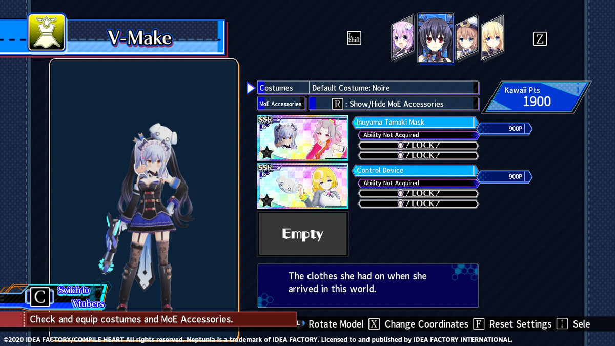 Neptunia Virtual Stars - Inuyama Tamaki Pack (PC) - Steam Key - GLOBAL  [Email/Instant Delivery]