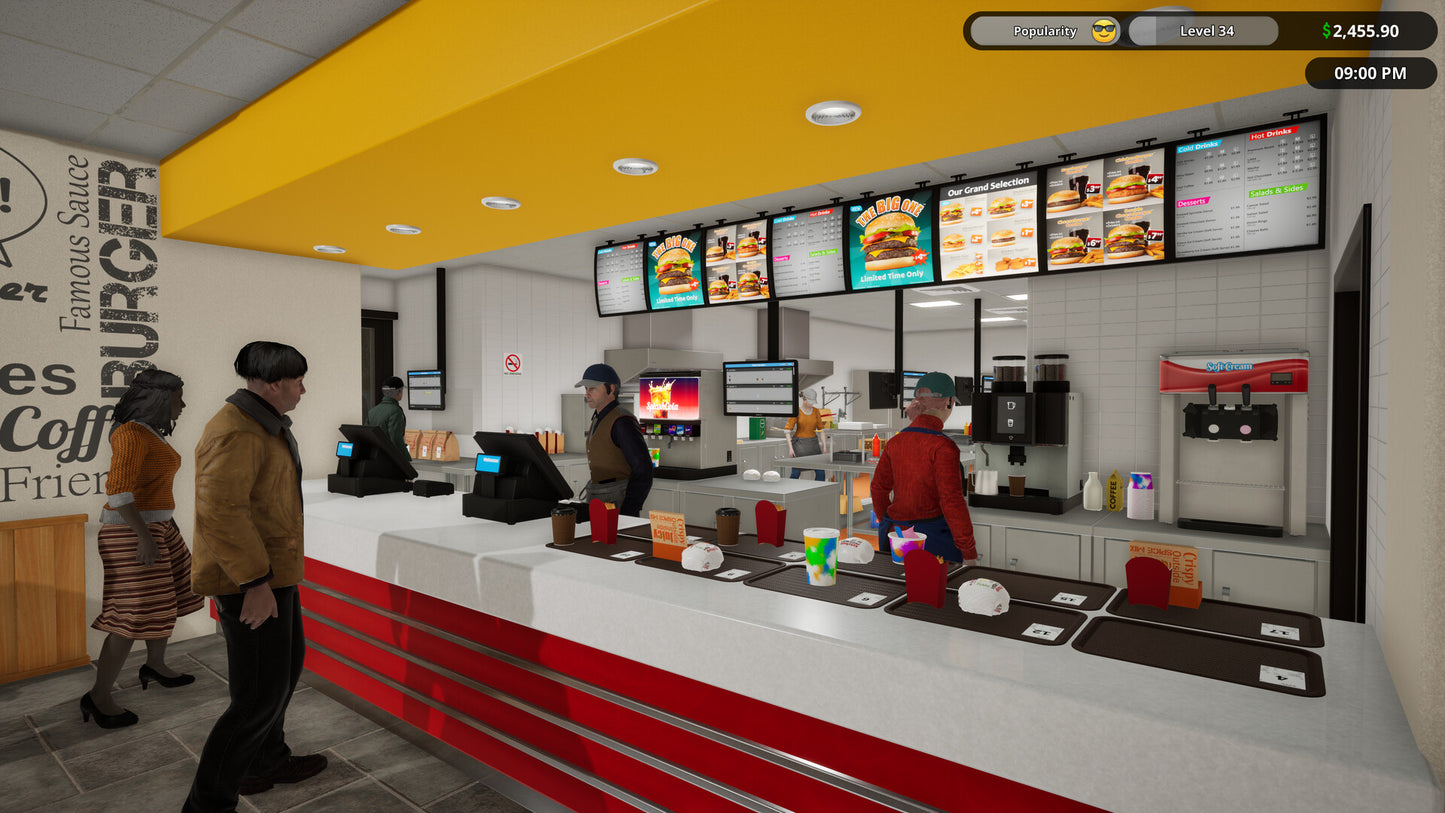 Fast Food Simulator PC Steam Altergift  REGION FREE  [Email/Instant Delivery]