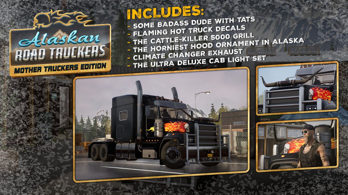 Alaskan Road Truckers - Mother Truckers DLC PC Steam CD Key  REGION FREE  [Email/Instant Delivery]