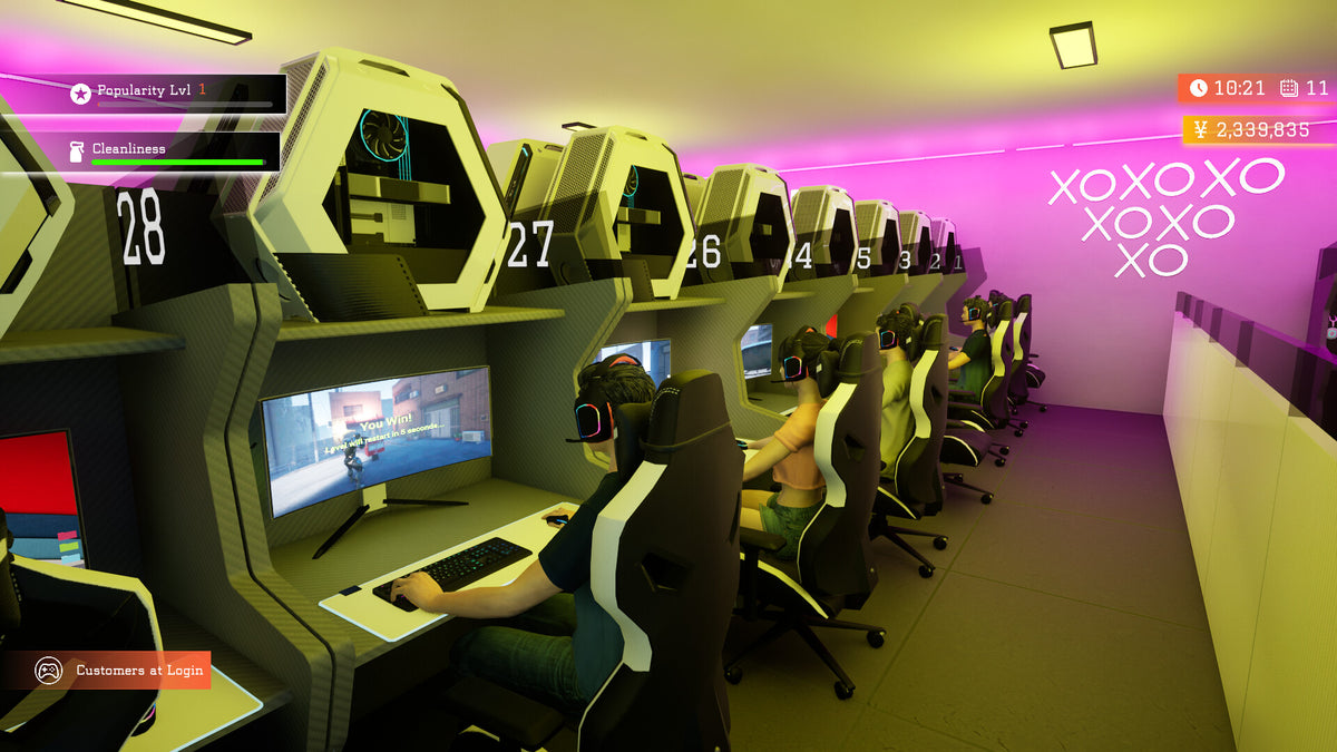 Gaming Cafe Simulator PC Steam Account  REGION FREE Prapancha Studios - [Email/Instant Delivery]