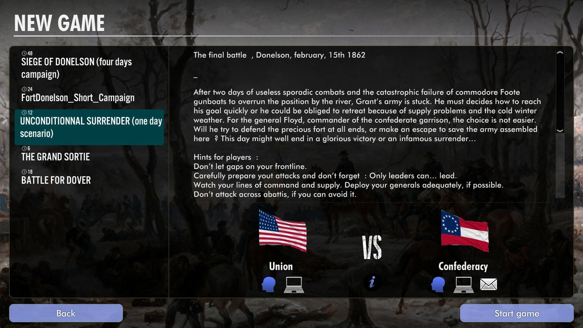 SGS Battle For: Fort Donelson PC Steam CD Key  REGION FREE Avalon Digital - [Email/Instant Delivery]