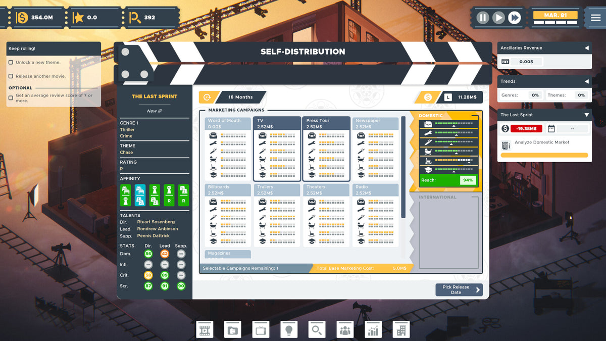 The Executive Movie Industry Tycoon NA PC Steam CD Key  AMERICAS Goblinz Publishing - [Email/Instant Delivery]