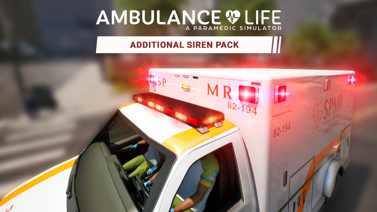 Ambulance Life: A Paramedic Simulator - Additional Siren Pack DLC PC Steam CD Key  REGION FREE Nacon - [Email/Instant Delivery]