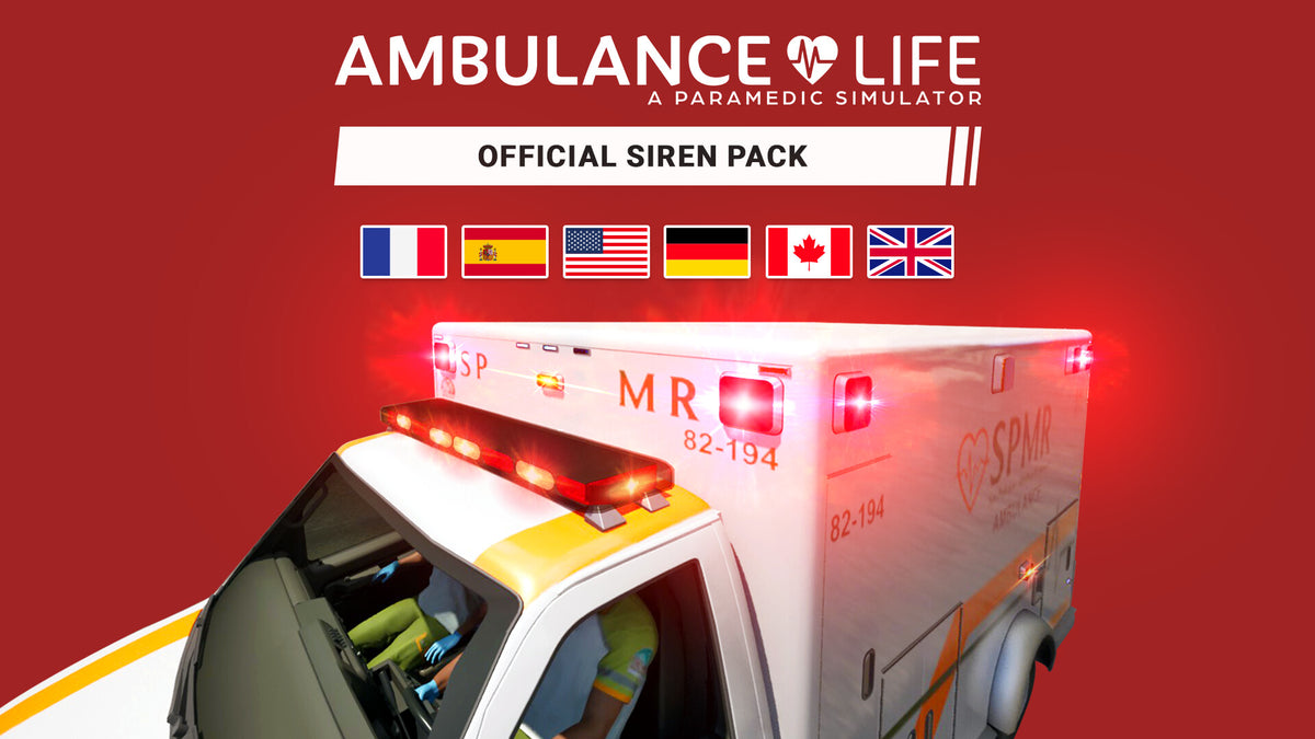 Ambulance Life: A Paramedic Simulator - Official Siren Pack DLC PC Steam CD Key  REGION FREE Nacon - [Email/Instant Delivery]