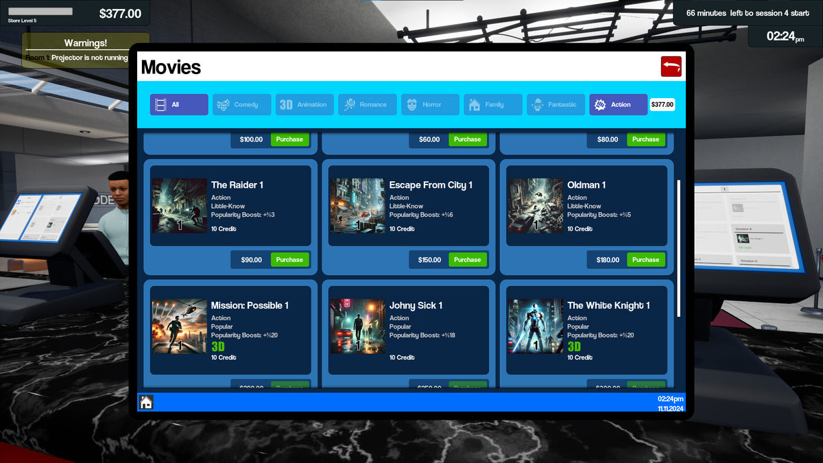 Cinemaster Cinema Simulator PC Steam CD Key  REGION FREE PlayWay S.A. - [Email/Instant Delivery]
