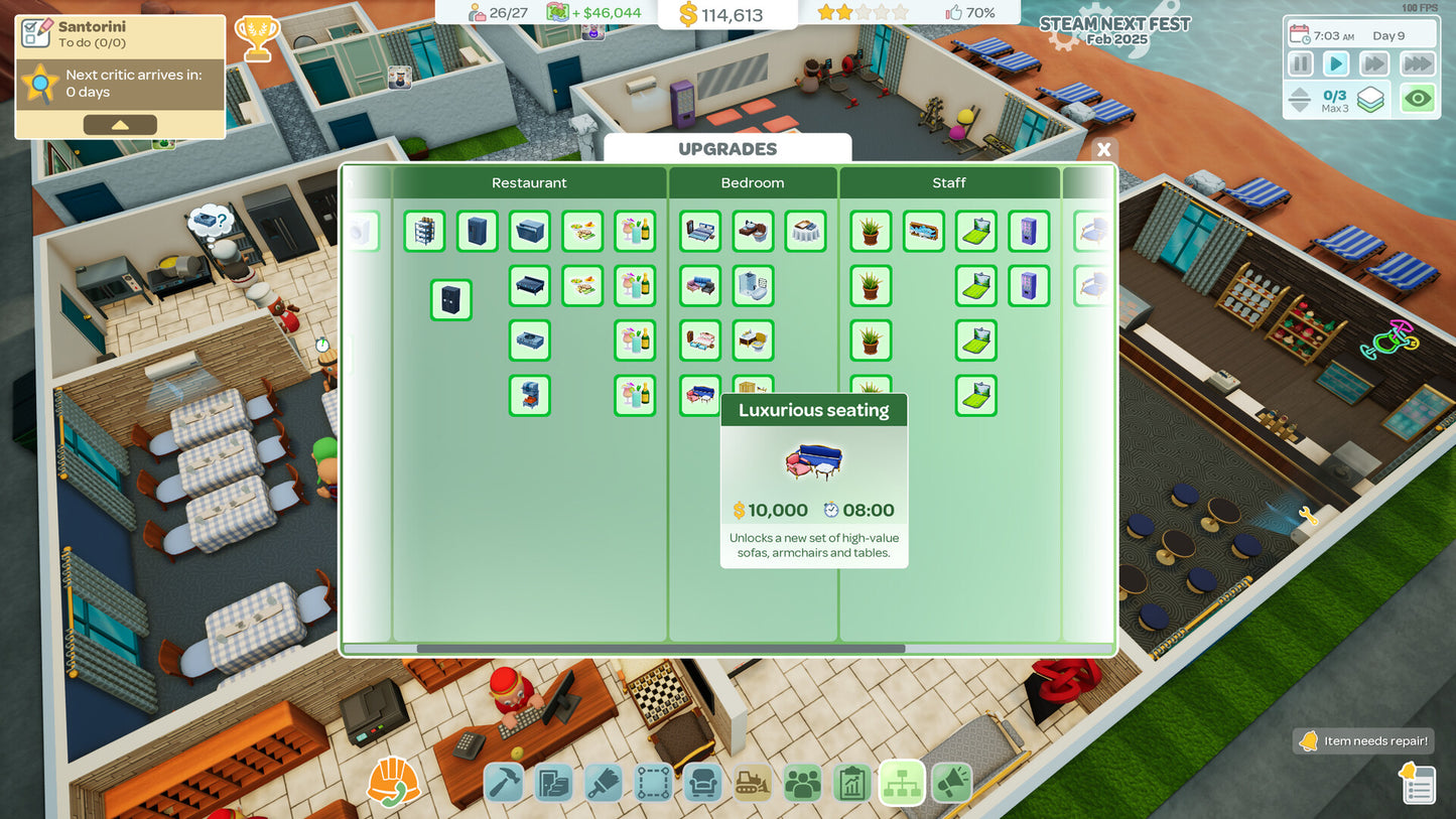 Hotel Architect PC Steam Altergift  REGION FREE Wired Productions - [Email/Instant Delivery]