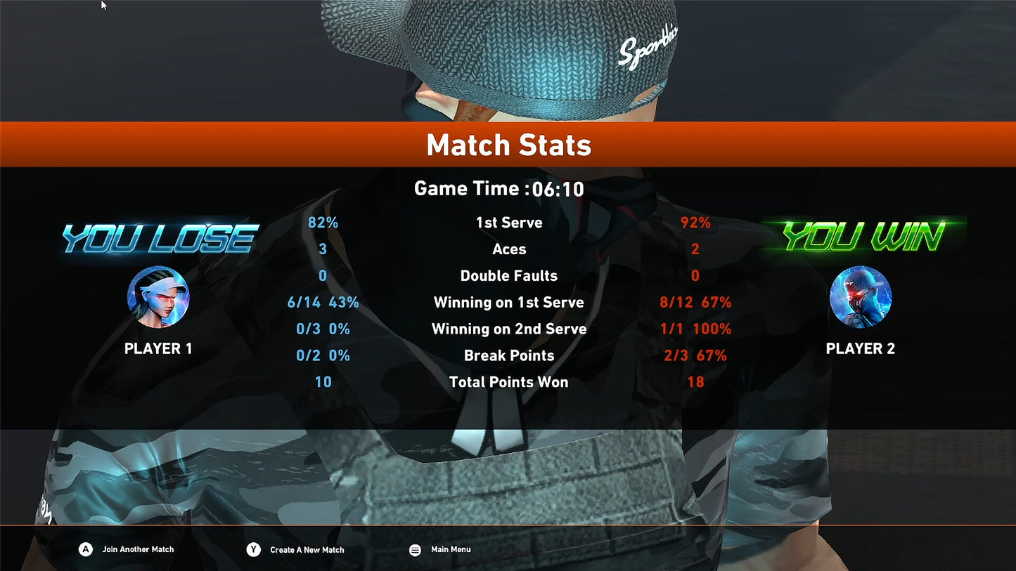 Tennis Fighters PC Steam CD Key  REGION FREE  [Email/Instant Delivery]