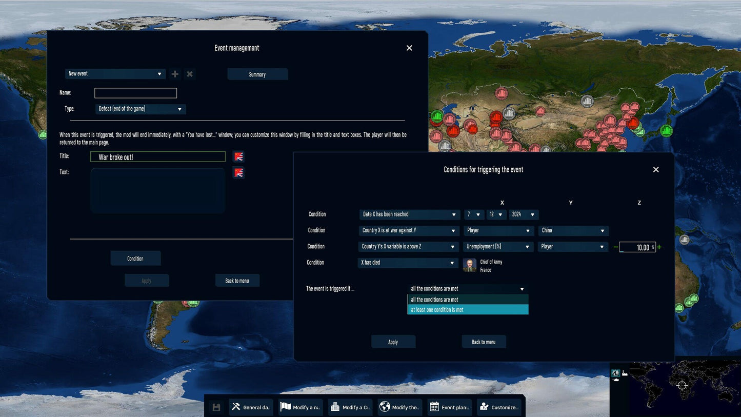 Geo-Political Simulator 5 - Modding Tool Add-on DLC PC Steam CD Key  REGION FREE Eversim - [Email/Instant Delivery]