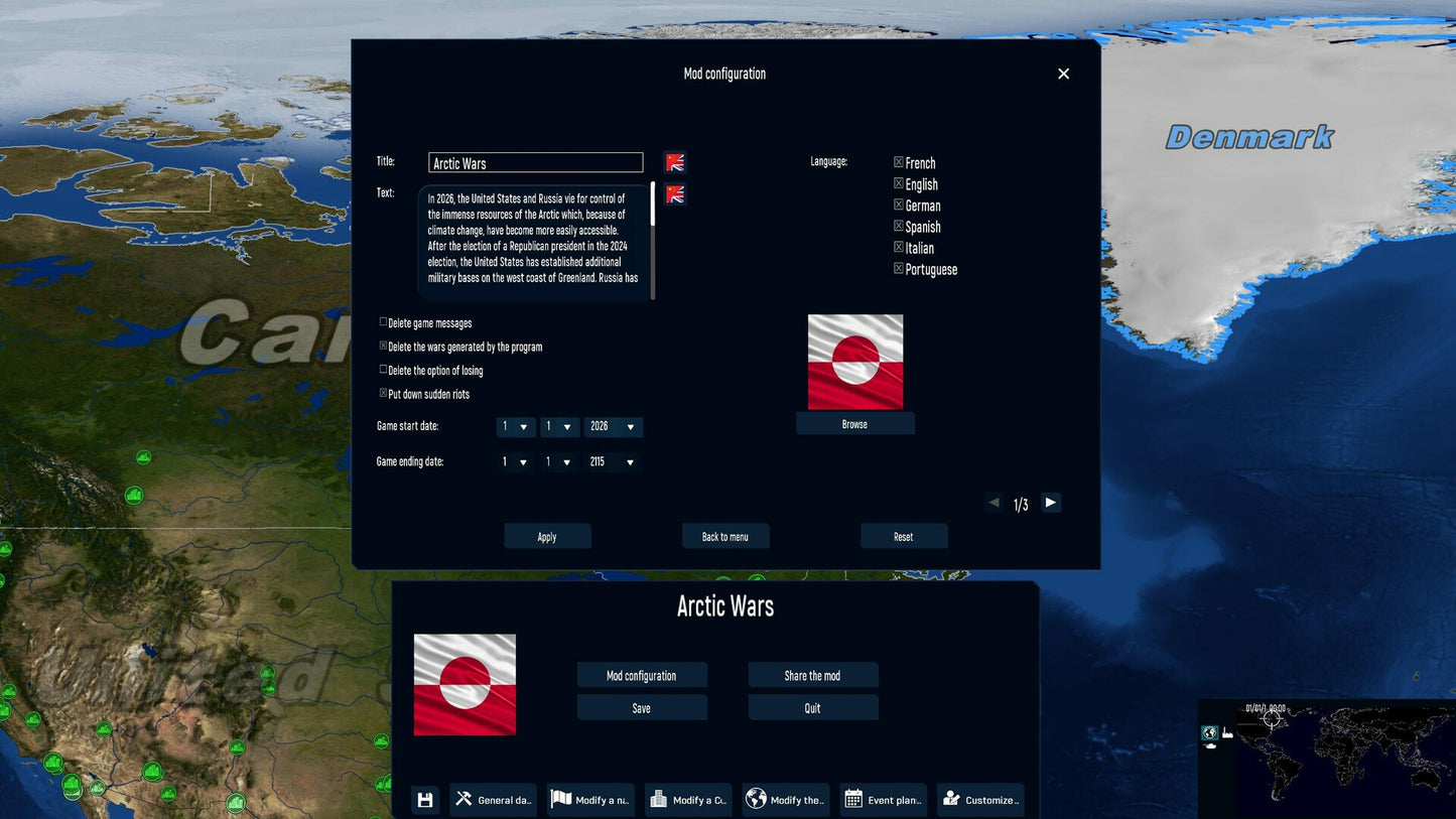 Geo-Political Simulator 5 - Modding Tool Add-on DLC PC Steam CD Key  REGION FREE Eversim - [Email/Instant Delivery]