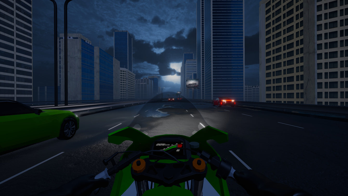 Motorcycle Night Ride PC Steam CD Key  REGION FREE  [Email/Instant Delivery]