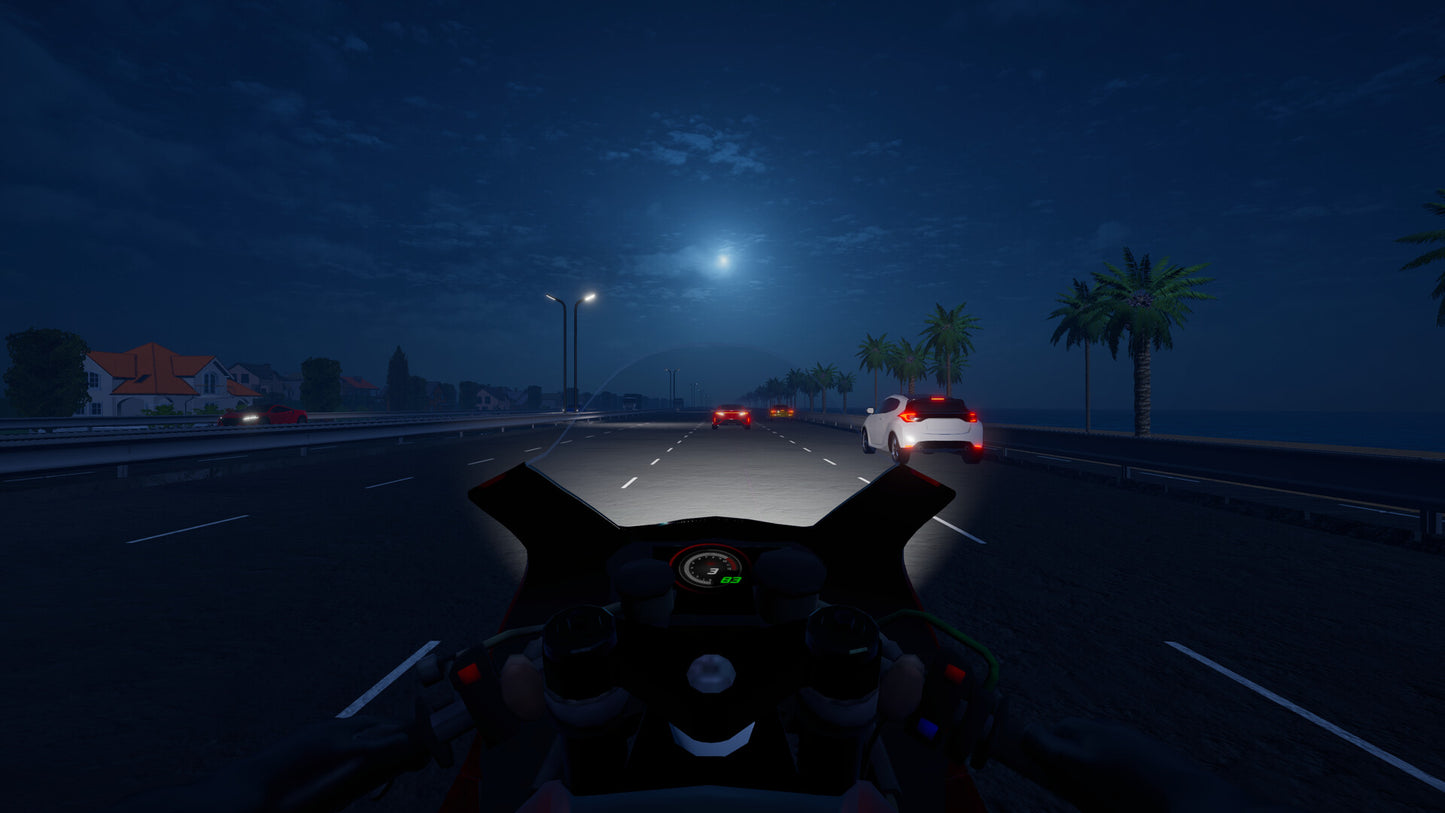 Motorcycle Night Ride PC Steam CD Key  REGION FREE  [Email/Instant Delivery]