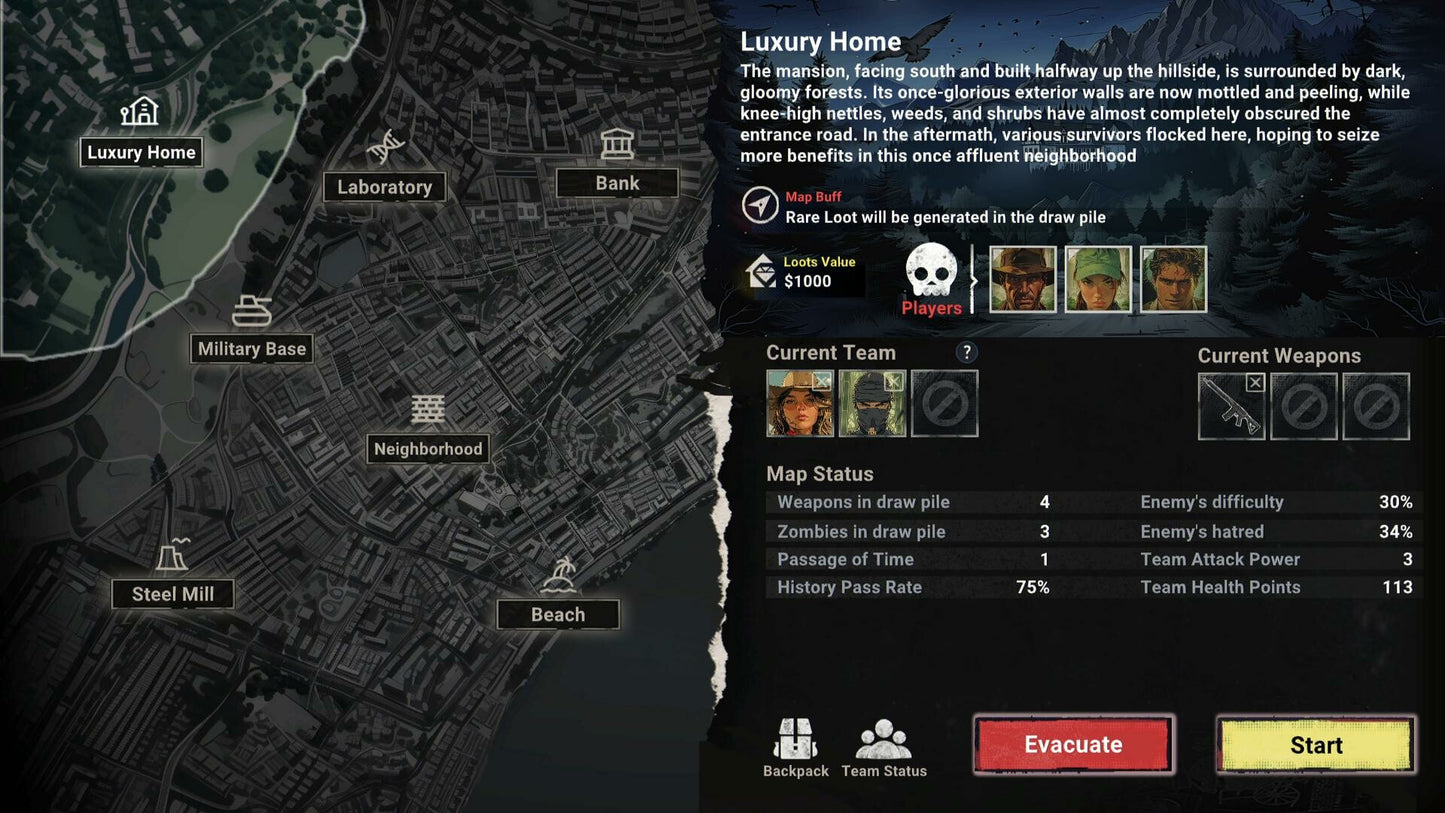 ZombieCards PC Steam CD Key  REGION FREE HotScent - [Email/Instant Delivery]