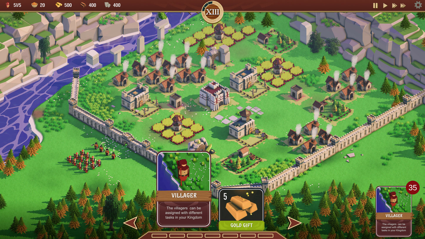 Kingdom's Deck PC Steam Account  REGION FREE Rogue Duck Interactive - [Email/Instant Delivery]