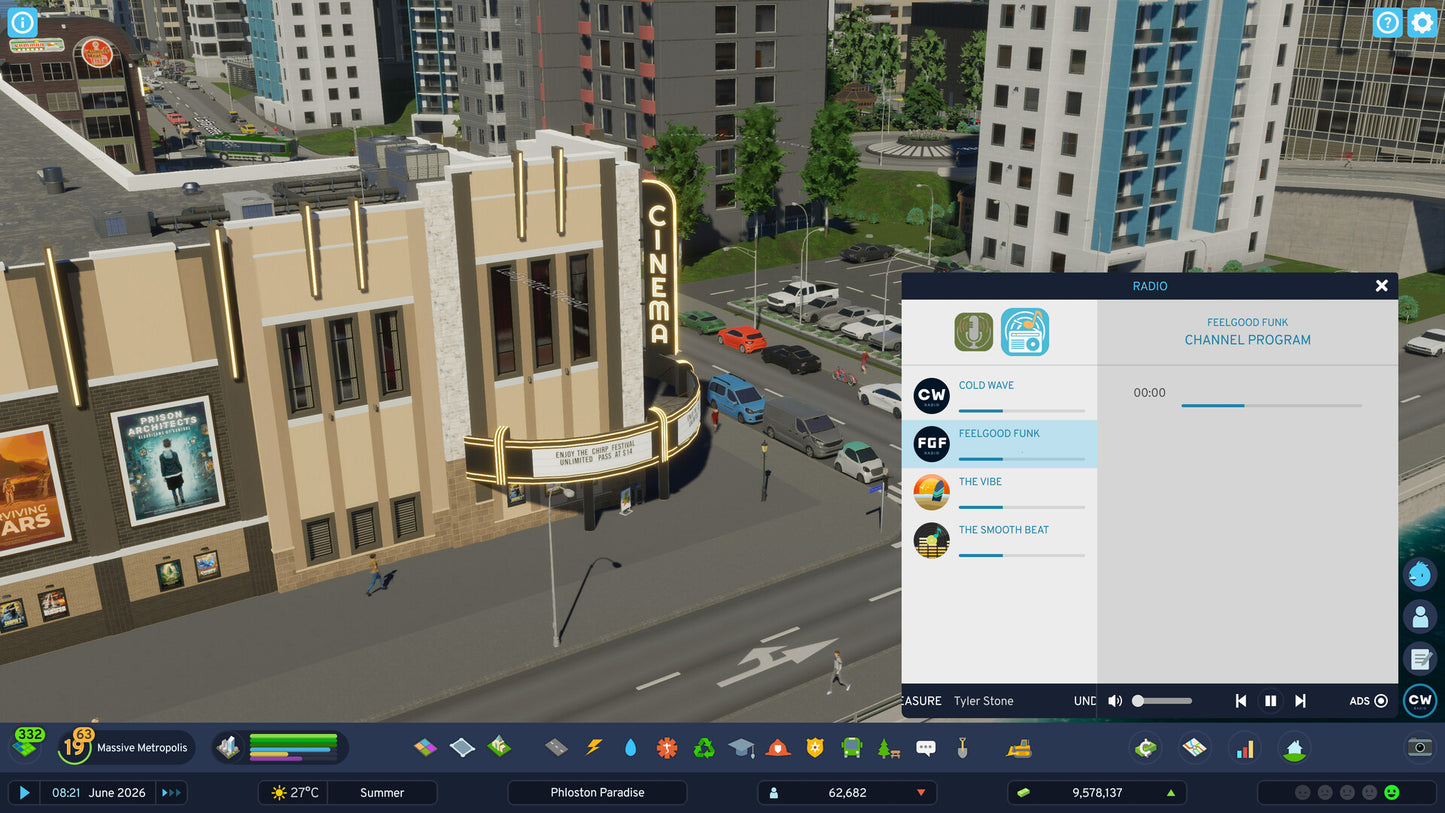 Cities: Skylines II - Feelgood Funk Radio DLC EU PC Steam CD Key  EUROPE Paradox Interactive - [Email/Instant Delivery]