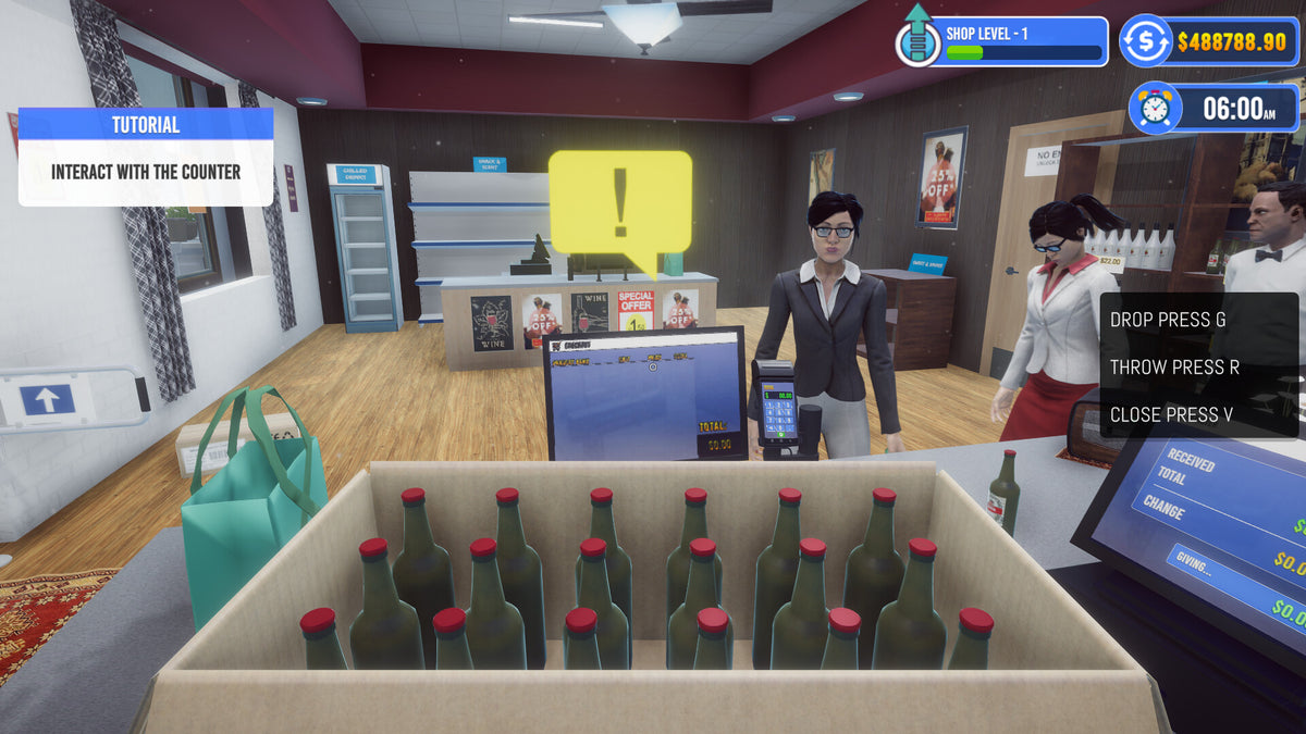 Liquor And Wine Shop Simulator PC Steam CD Key  REGION FREE Mascot Bro Studio - [Email/Instant Delivery]