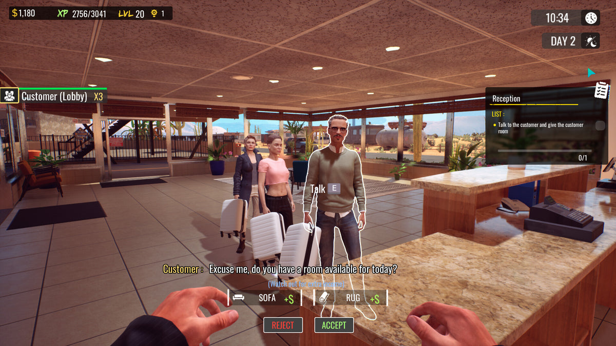 Sunset Motel PC Steam CD Key  REGION FREE  [Email/Instant Delivery]