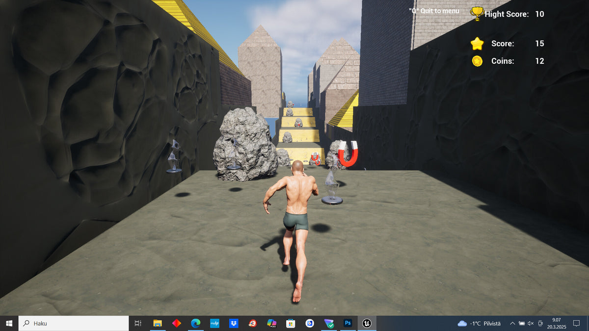 Man Without Clothes Runner PC Steam CD Key  REGION FREE Valkeala Software - [Email/Instant Delivery]