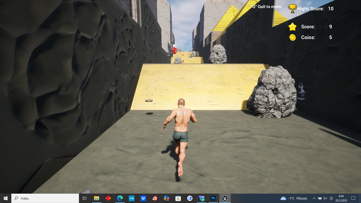 Man Without Clothes Runner PC Steam CD Key  REGION FREE Valkeala Software - [Email/Instant Delivery]